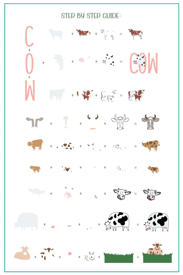 Udderly Adorable (CJS-355)- Clear Jelly Stamping Plate