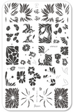 Inspire - Floral (CJS-364) - Clear Jelly Stamping Plate