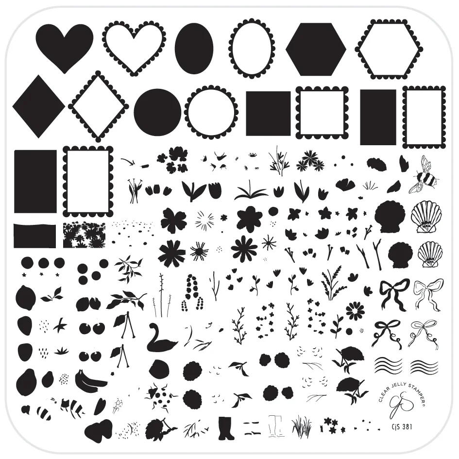 Perfectly Postage (CjS-381) -  CJS Medium Stamping Plate