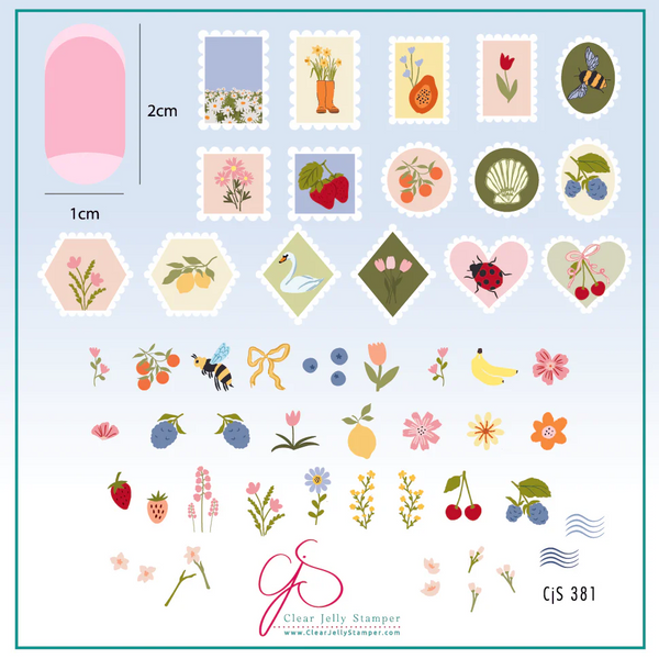 Perfectly Postage (CjS-381) -  CJS Medium Stamping Plate