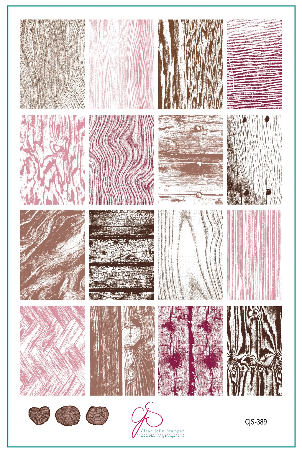 Knotty but Nice (CjS-389) -  Clear Jelly Stamping Plate