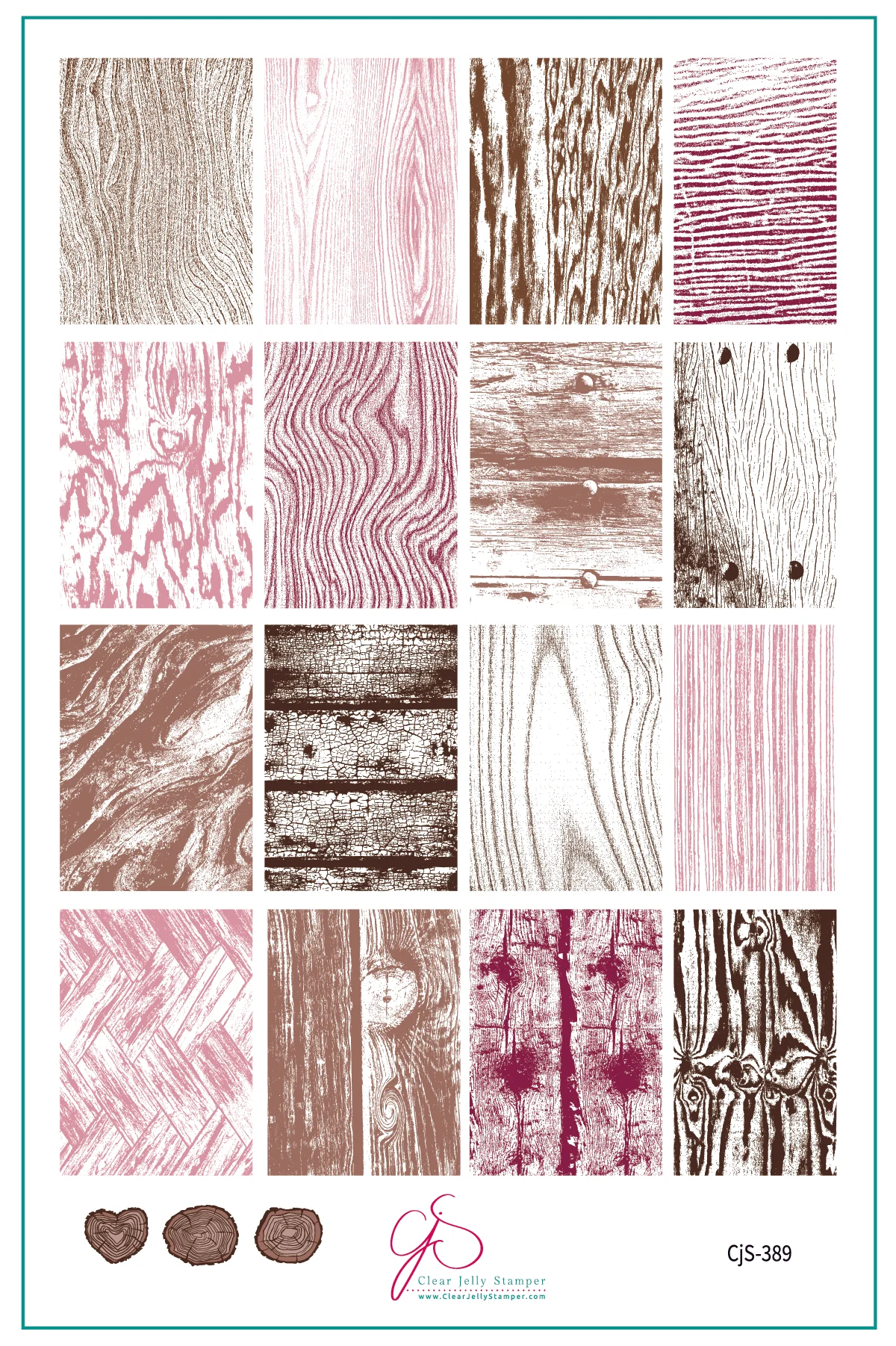 Knotty but Nice (CjS-389) -  Clear Jelly Stamping Plate