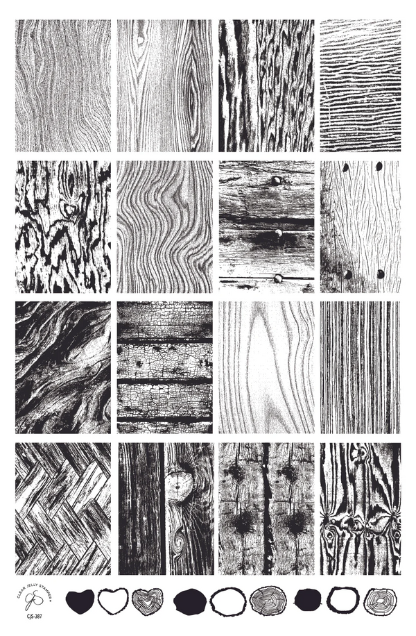 Knotty but Nice (CjS-389) -  Clear Jelly Stamping Plate