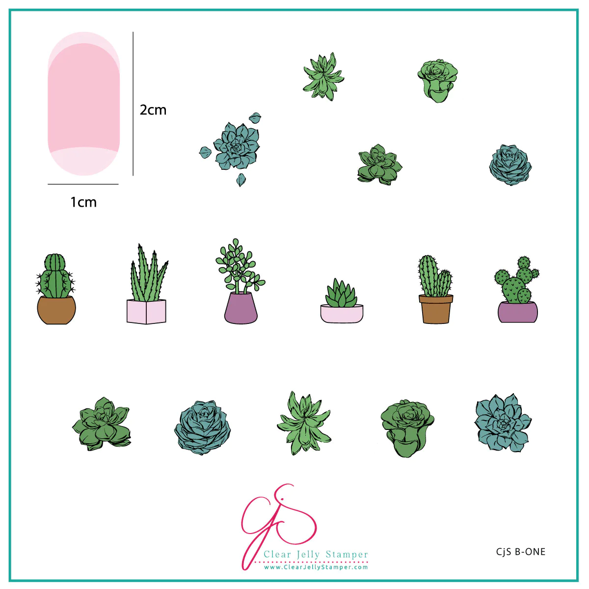 Plants "Beginner Edition"  (CjS-B-ONE) -  CJS Medium Stamping Plate Main image