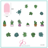 Plants "Beginner Edition"  (CjS-B-ONE) -  CJS Medium Stamping Plate