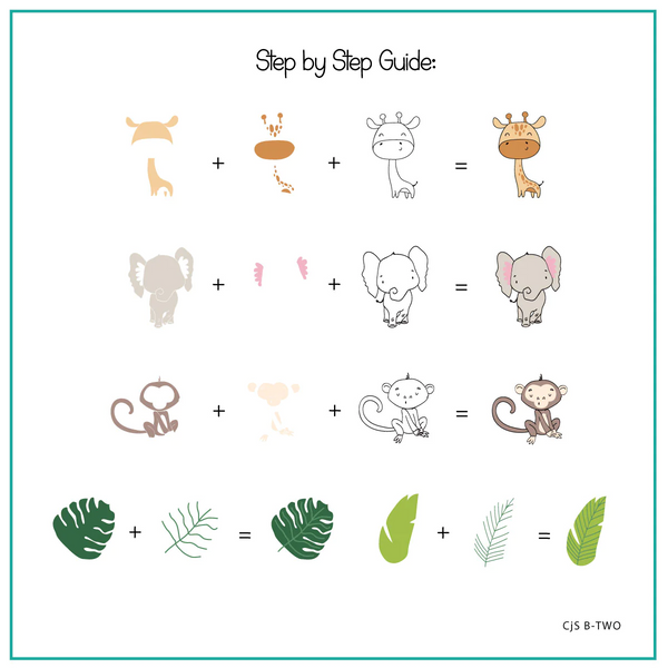Jungle "Beginner Edition"  (CjS-B-TWO) -  CJS Medium Stamping Plate