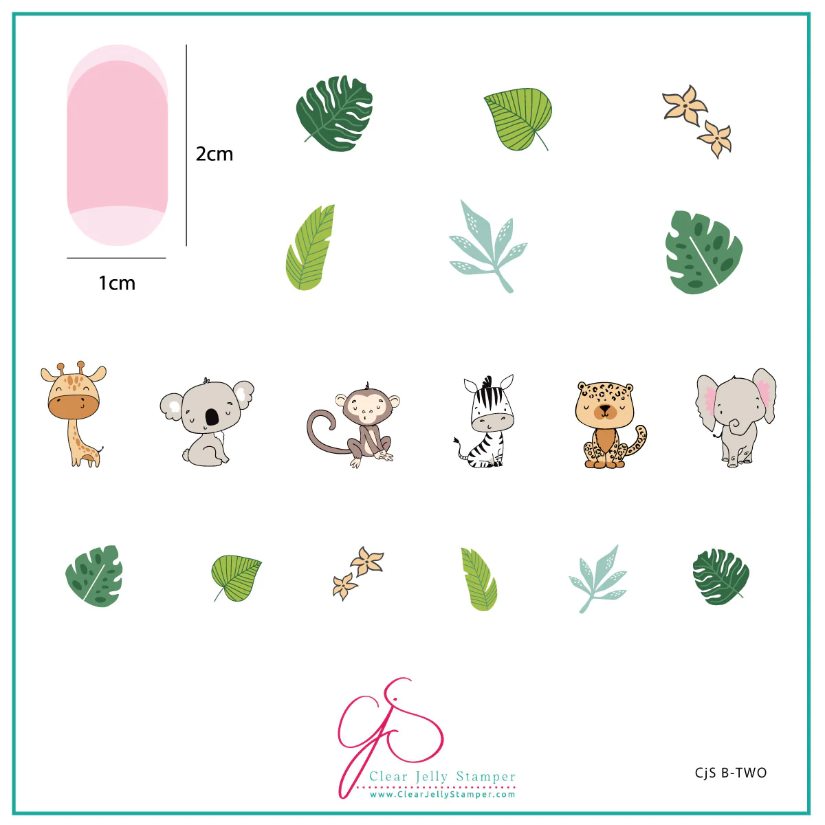 Jungle "Beginner Edition"  (CjS-B-TWO) -  CJS Medium Stamping Plate Main image