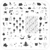 Christmas "Future" (CjSC-77) - Medium Clear Jelly Stamping Plate