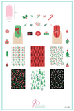 Pretty Paper - Festive (CjSC-78) - Clear Jelly Stamping Plate