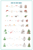Groovy Christmas (CjSC-81)  - Clear Jelly Stamping Plate