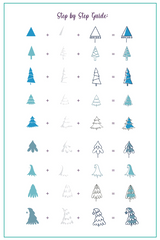 Frosty Forest (CjSC-86) - Clear Jelly Stamping Plate