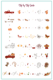 Autumn Skies, Pumpkin Pies (CjSH-101) - Clear Jelly Stamping Plate
