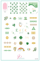 Luck (CjSH-104)   - Clear Jelly Stamping Plate