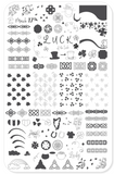 Luck (CjSH-104)   - Clear Jelly Stamping Plate