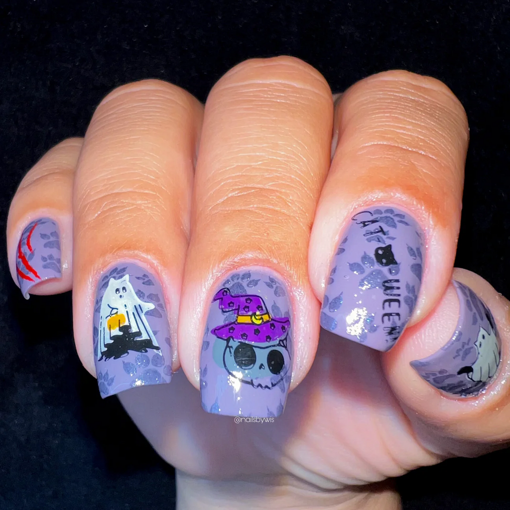 Cat-O-Ween (CjS H-96) -  CJS Medium Stamping Plate