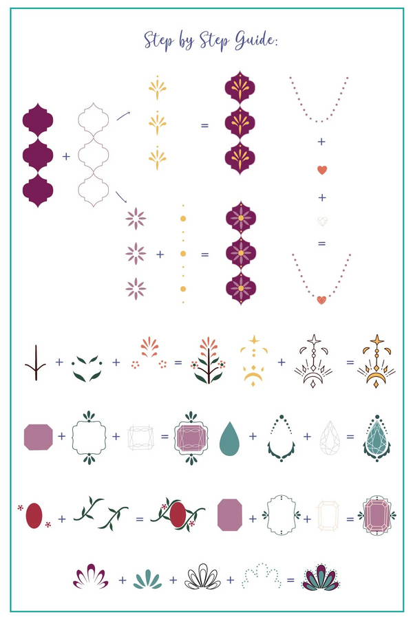 Enchanted Gems (CJSLC-101) - Clear Jelly Stamping Plate