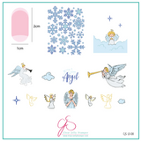 Heavenly Frost (CjSLE-08) - Clear Jelly Stamping Plate