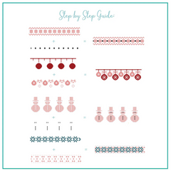 Reindeer Sweater (CjSLE-11) - Medium Clear Jelly Stamping Plate