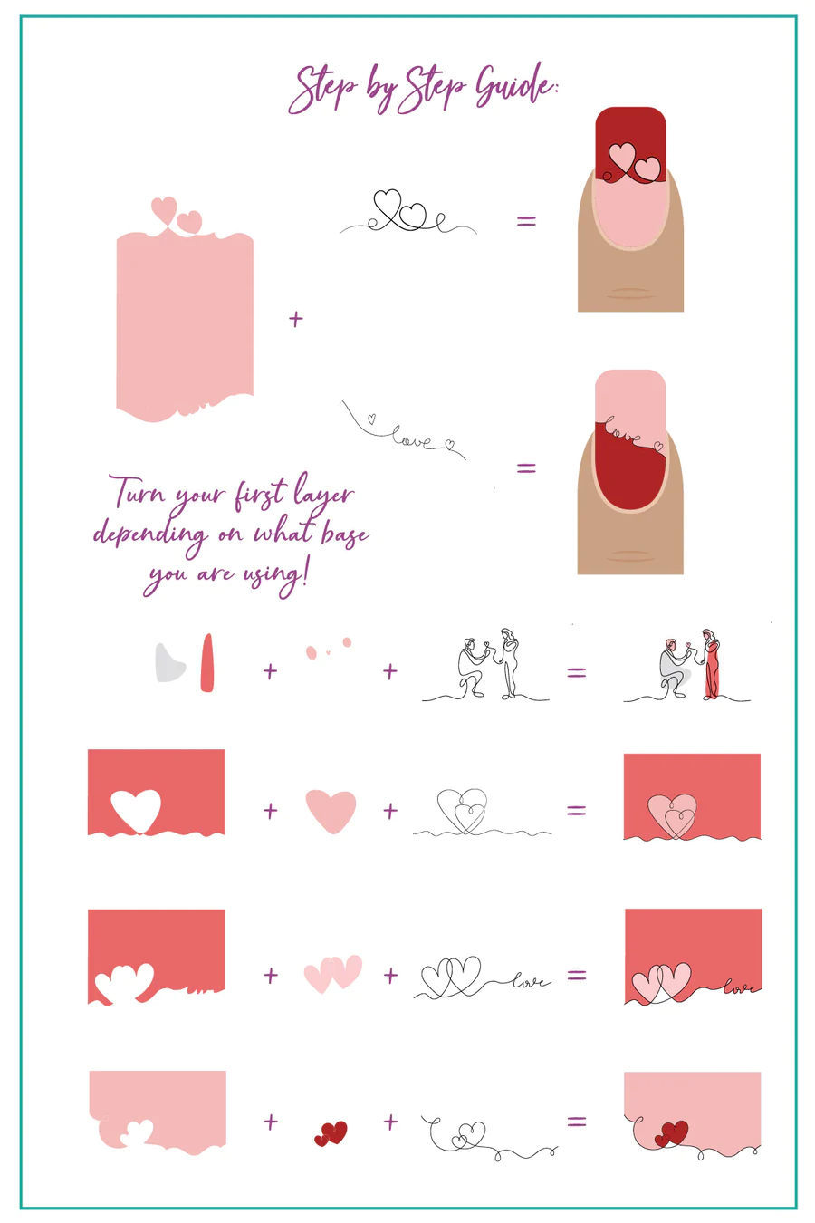 Forever Yours (CjSV-44)  - Clear Jelly Stamping Plate Secondary image
