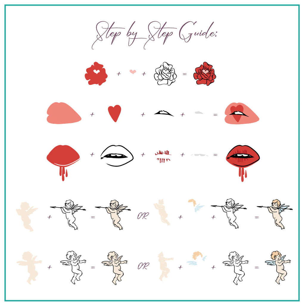 Oh Darling (CjSV-49)  - Clear Jelly Stamping Plate