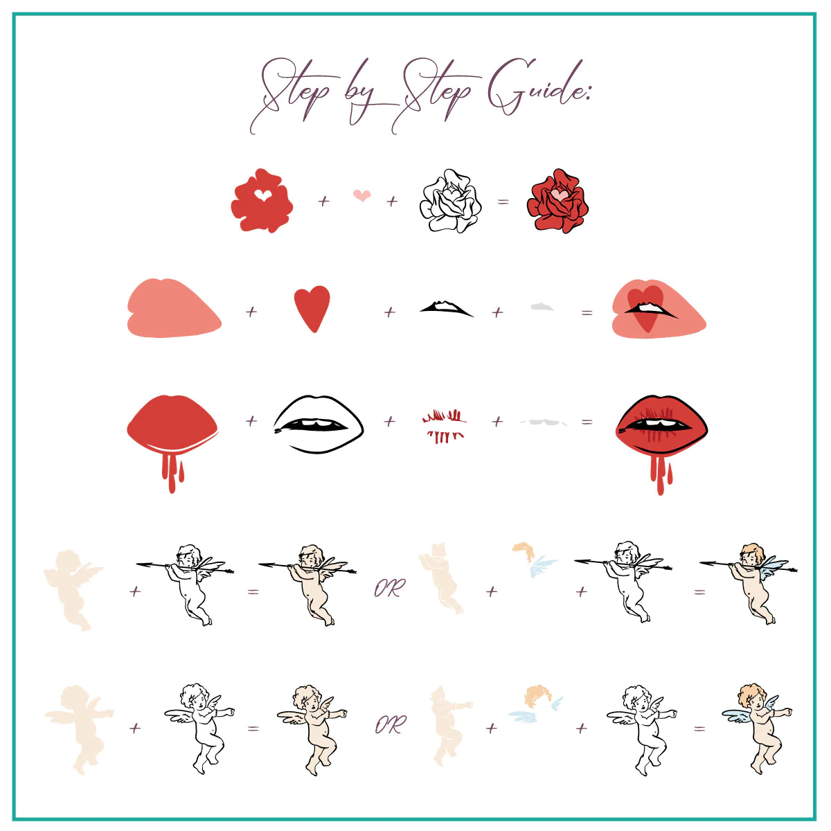 Oh Darling (CjSV-49)  - Clear Jelly Stamping Plate