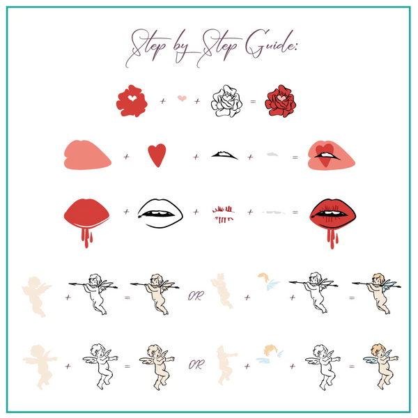 Oh Darling (CjSV-49)  - Clear Jelly Stamping Plate