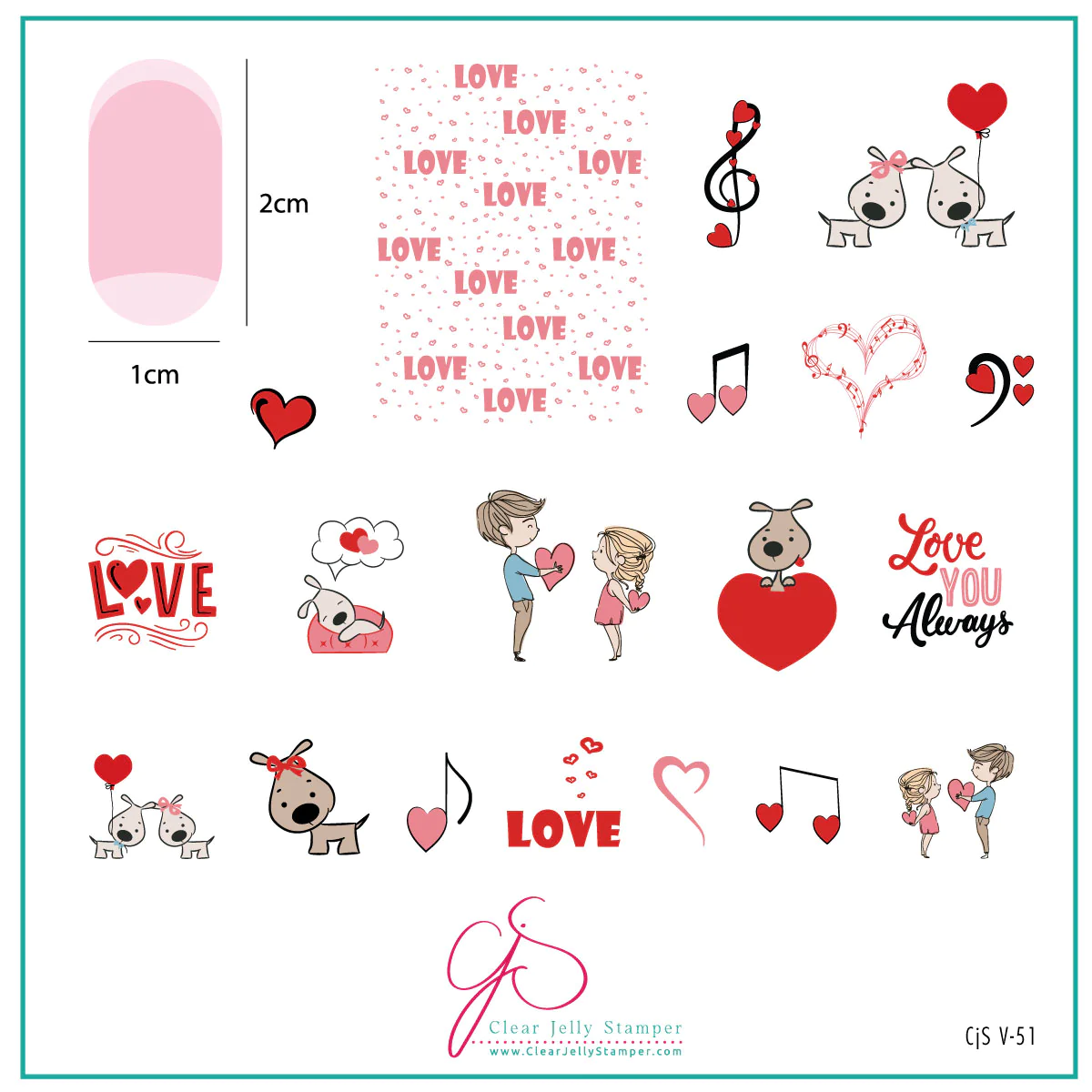 You're Pawfect (CjSV-51) - Clear Jelly Stamping Plate Main image
