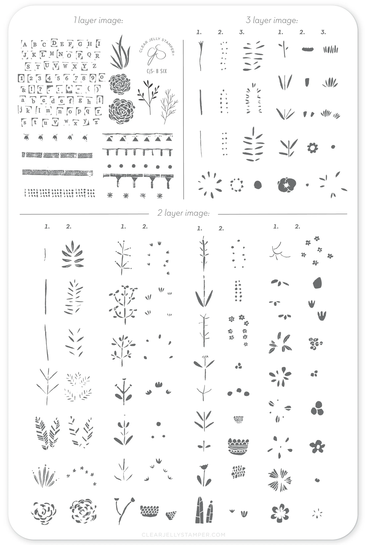 Beginner Edition (CjS-B-SIX) -  CJS Stamping Plate