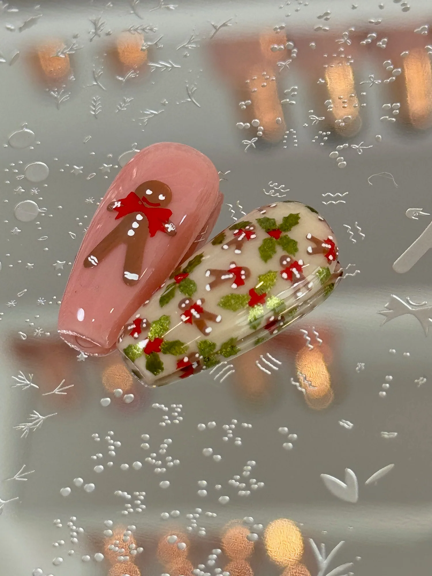 Gifts, Glides, and Holly Vibes - Wallpaper (CjSC-88)  -  Clear Jelly Stamping Plate Secondary image
