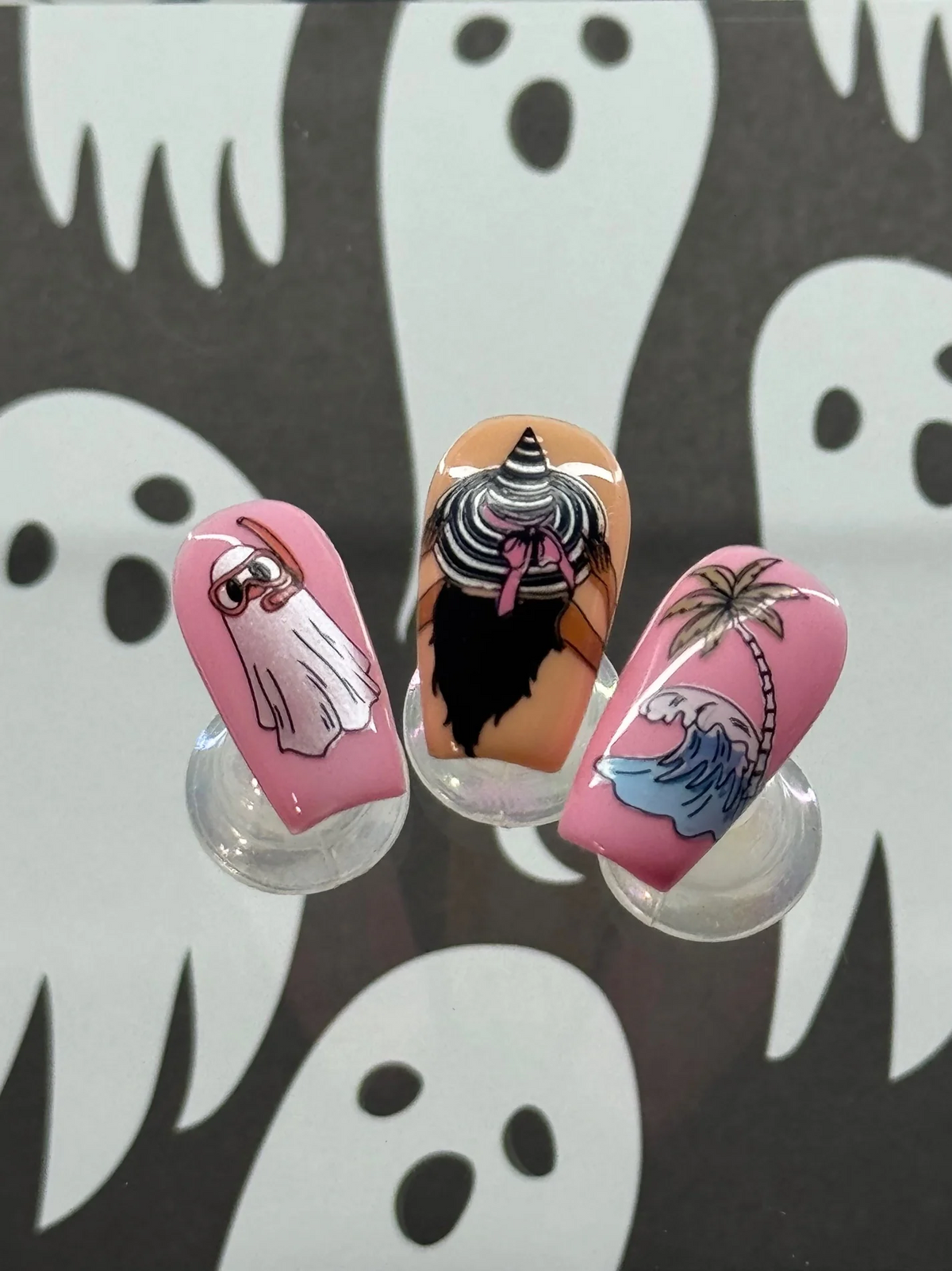 Creepy Beach (CjSH-127)   - Clear Jelly Stamping Plate