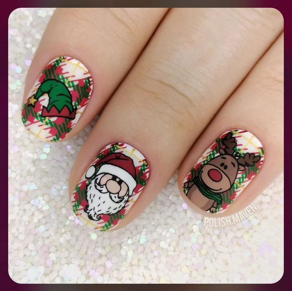 What the Elf? (CjSLC-100) -  Clear Jelly Stamping Plate