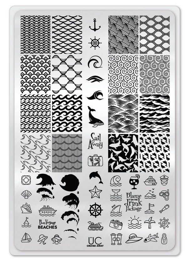 Cruise Away - Uber Chic Stamping Plate