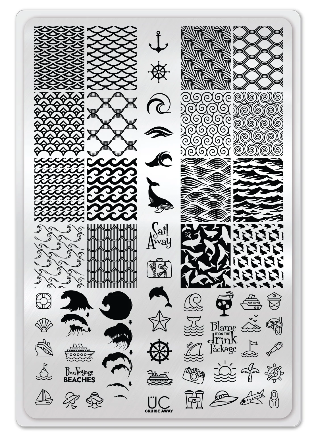 Cruise Away - Uber Chic Stamping Plate