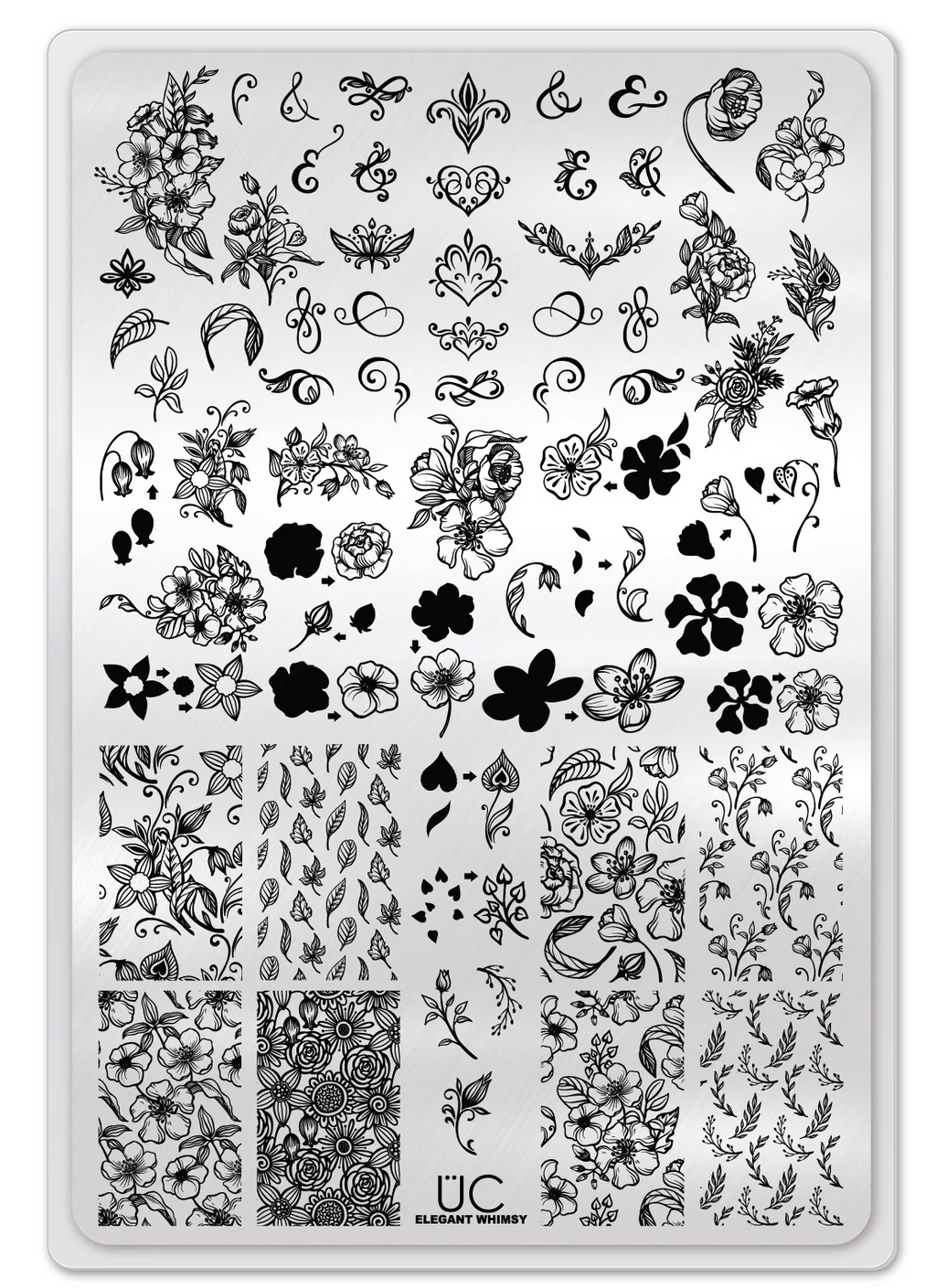 Elegant Whimsy - Uber Chic Stamping Plate