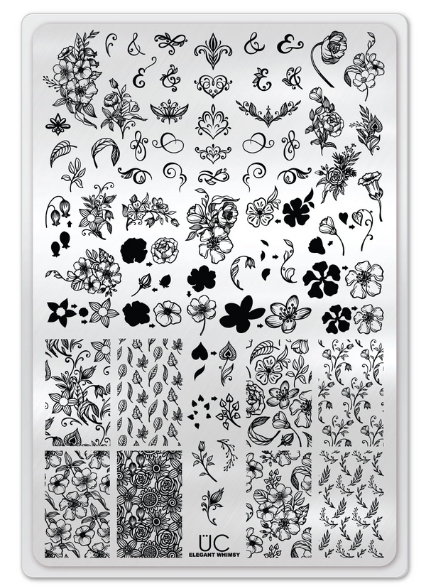 Elegant Whimsy - Uber Chic Stamping Plate