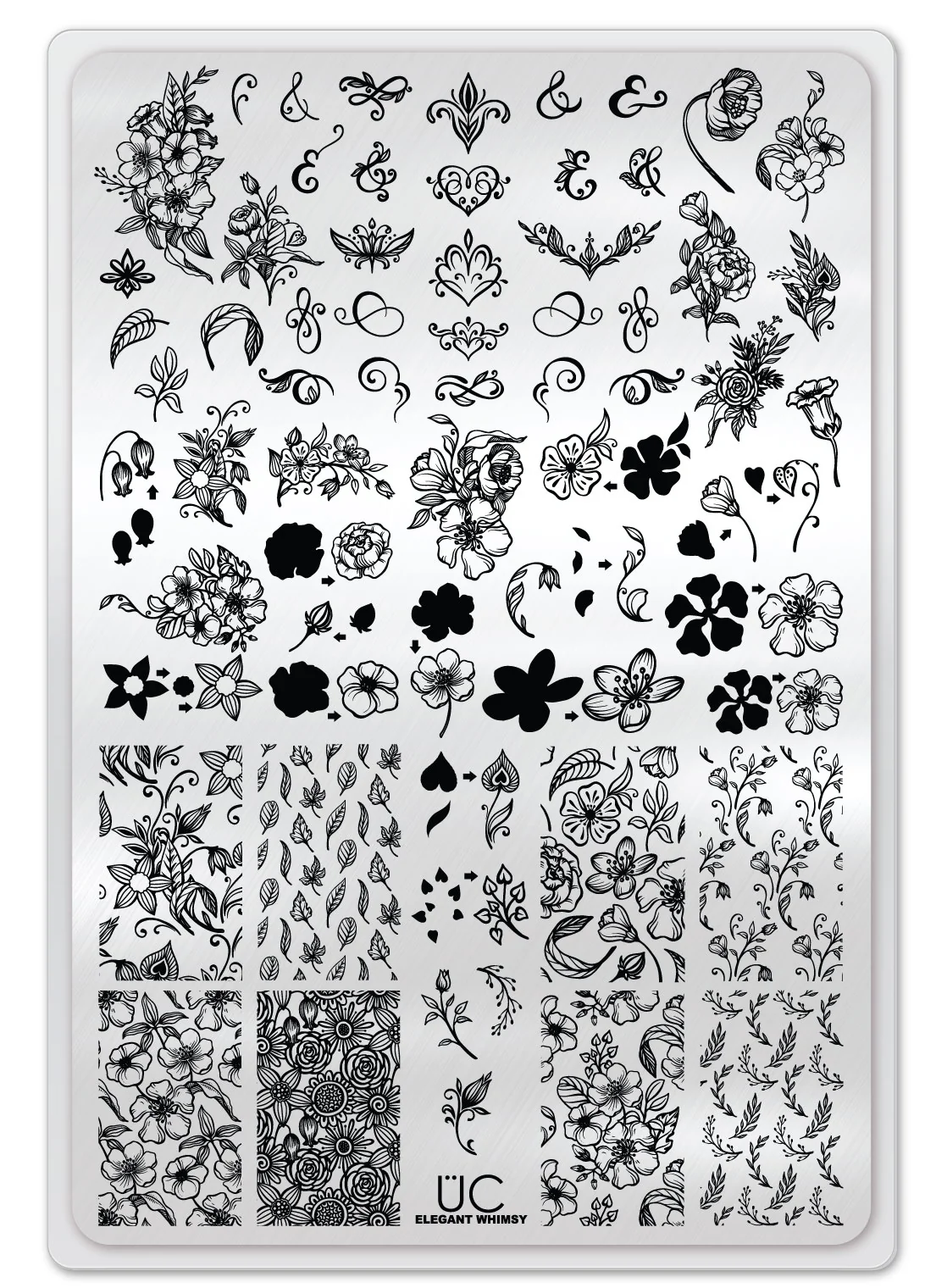 Elegant Whimsy - Uber Chic Stamping Plate