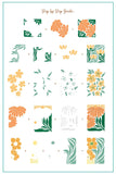 Urban Garden (CJS-365)- Clear Jelly Stamping Plate