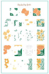 Urban Garden (CJS-365)- Clear Jelly Stamping Plate