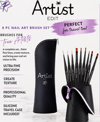 Artist Edit Brush Collection - 8 Piece with Case