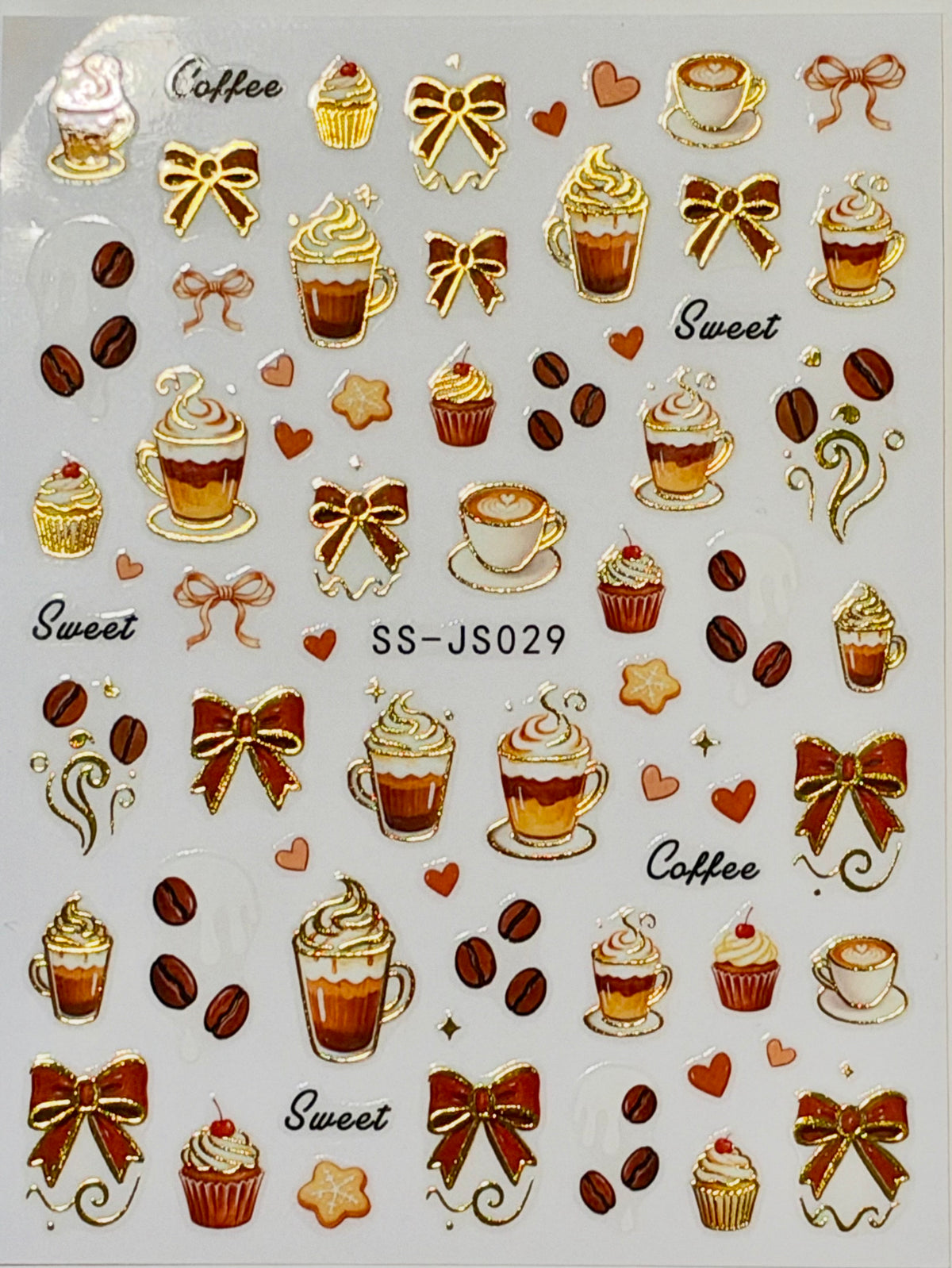 Coffee, Bows & Cupcakes JS029 Main image