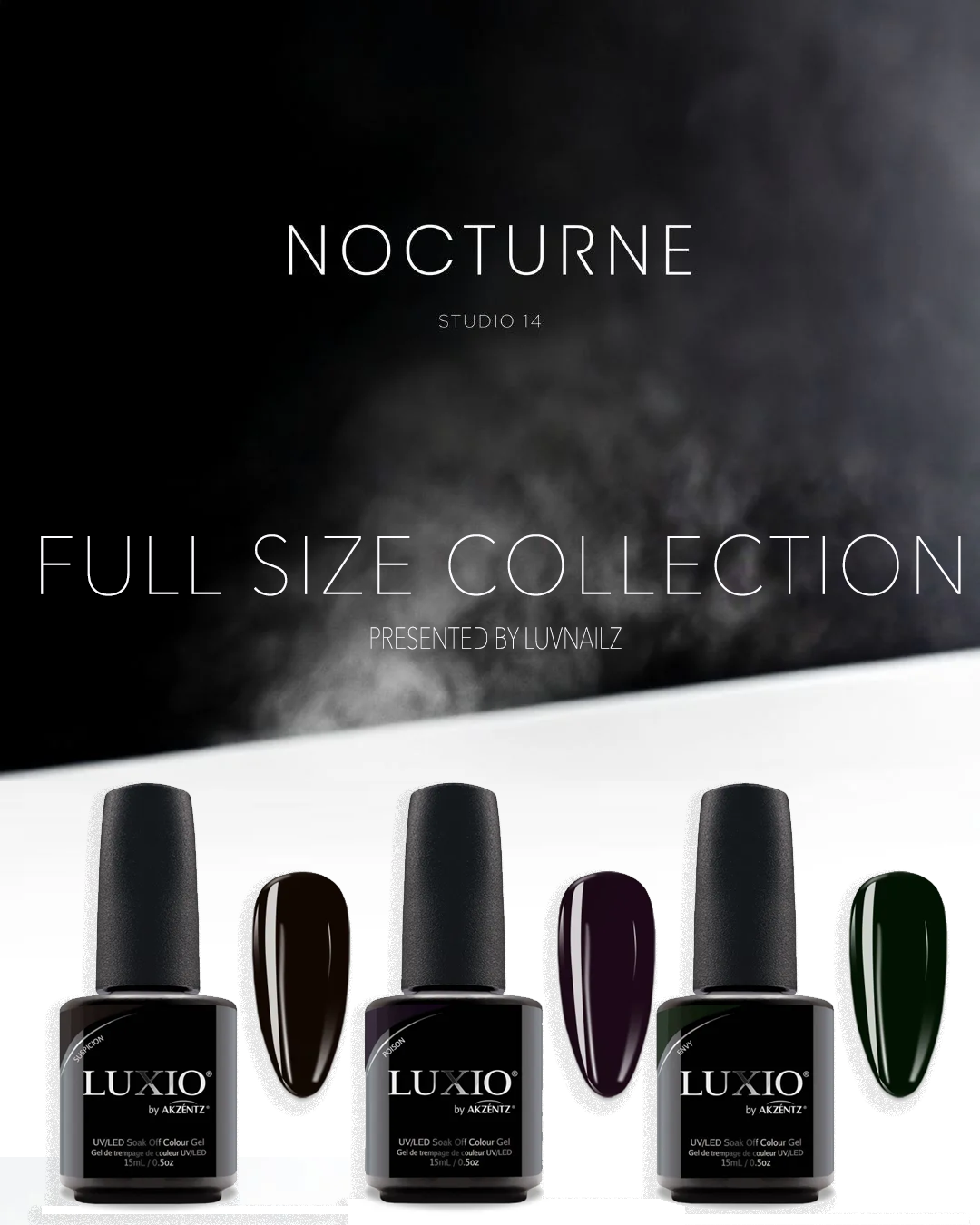 Nocturne FULL SIZE Collection - Studio 14 - Akzentz Luxio, 15ml/0.5oz