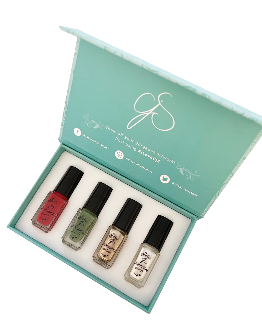 Stamping Polish Kit - Festive Plaid (4 colors) Main image