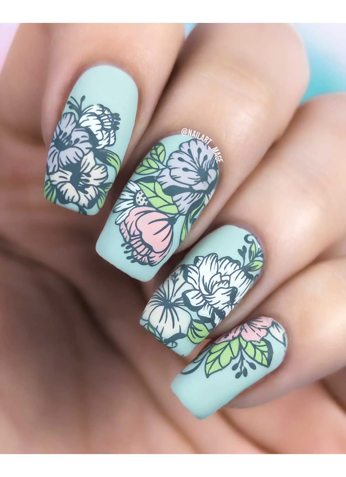 Flourishing Paradise - Uber Chic Mini Stamping Plate