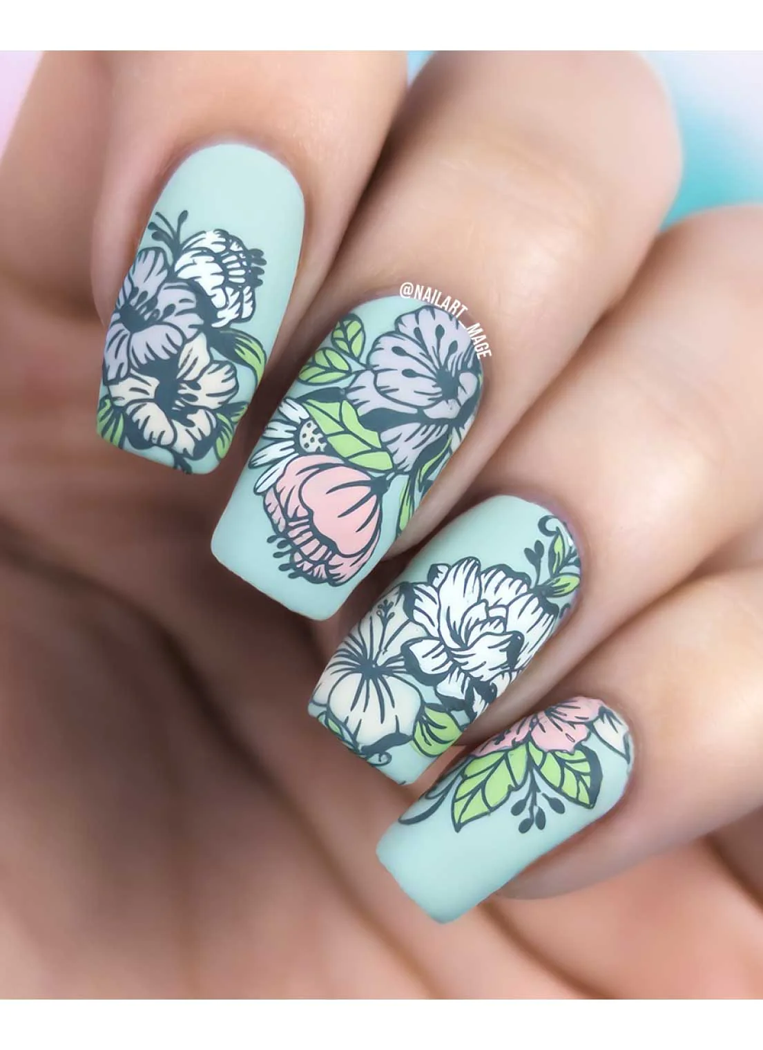 Flourishing Paradise - Uber Chic Mini Stamping Plate Secondary image