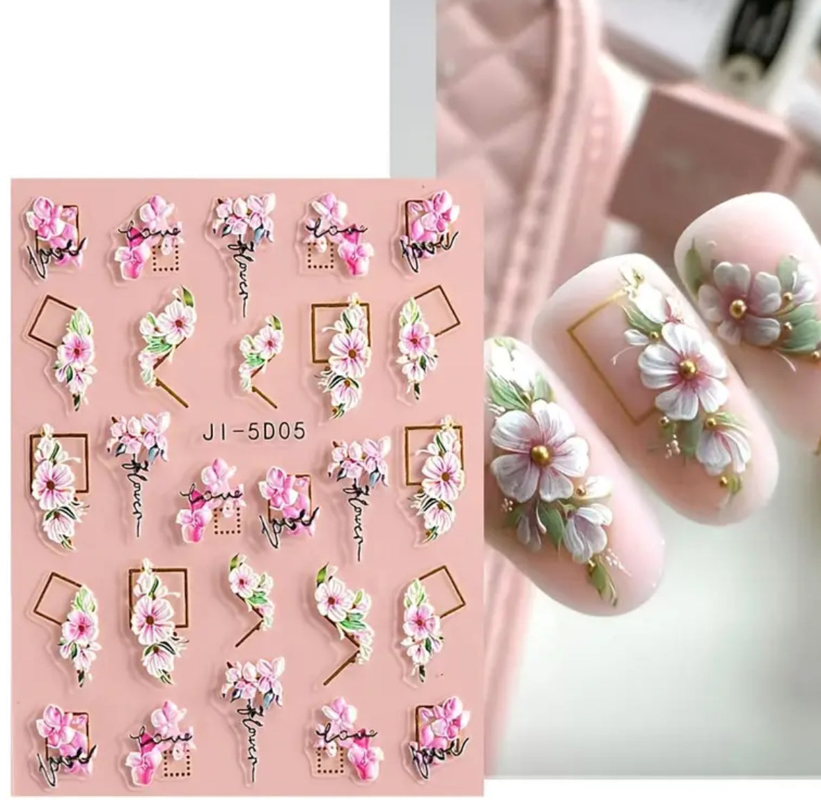 Framed Floral 5D Decals - 5D05 Main image