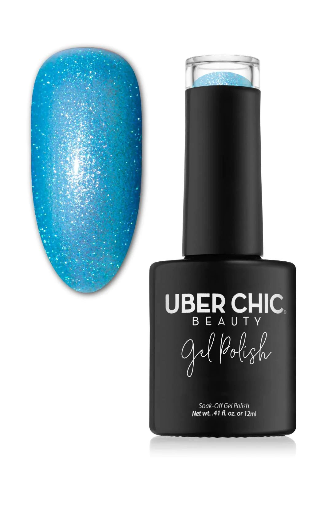 Blue Raspberry  - Glitter Gel Polish - Uber Chic 12ml Main image