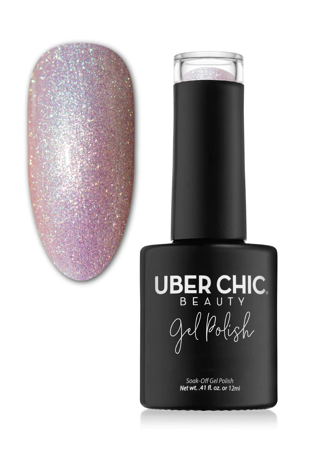 Evening At The Ritz  - Glitter Gel Polish - Uber Chic 12ml Main image