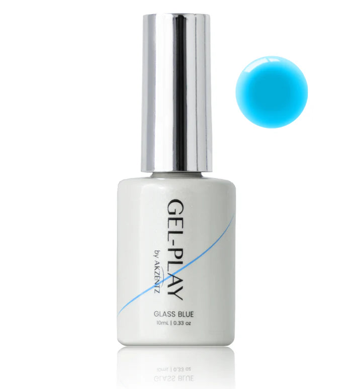 Akzentz Gel Play Glass Series BLUE - 10ml Bottle