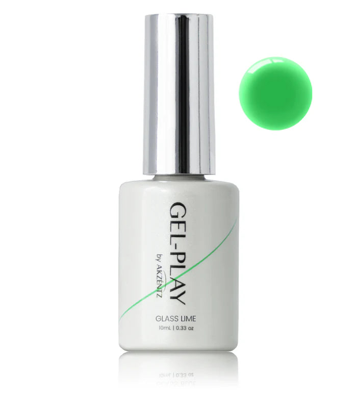 Akzentz Gel Play Glass Series LIME - 10ml Bottle
