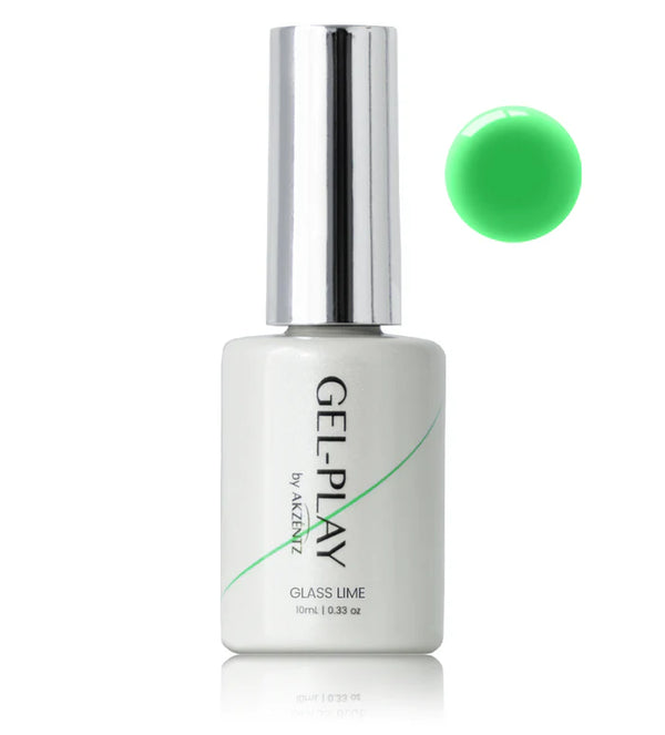 Akzentz Gel Play Glass Series LIME - 10ml Bottle